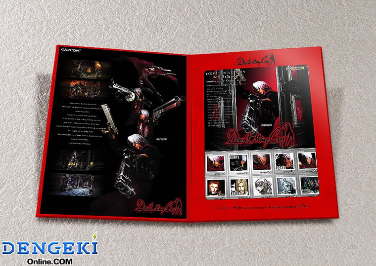 DEVIL MAY CRY 5th anniversary FRAME STAMPS SET