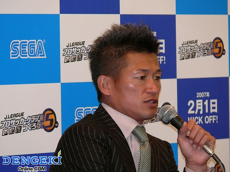 J.LEAGUE プロサッカークラブをつくろう！5 記者会見