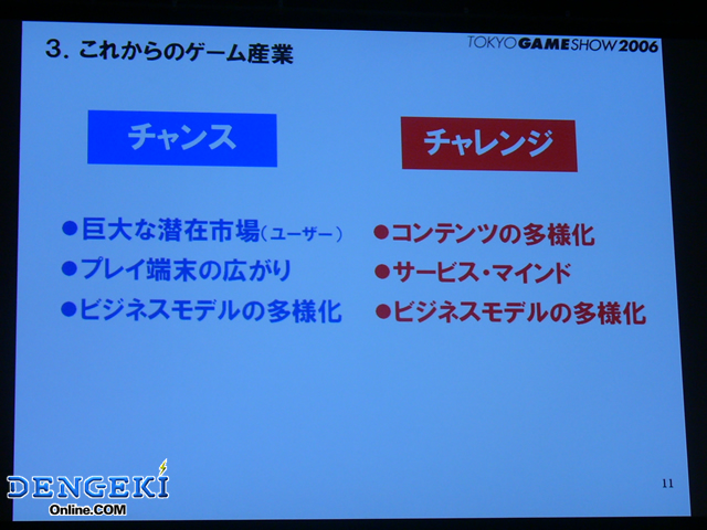 「TGSフォーラム2006」基調講演